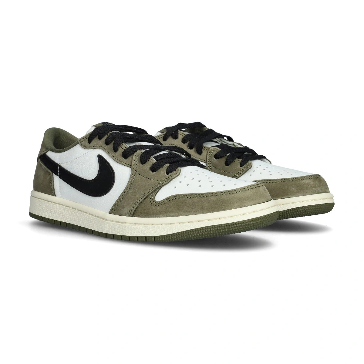 Air Jordan 1 Retro Low Medium Olive y Summit White