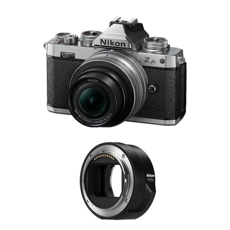 Nikon Z fc plata + 16-50mm VR + adaptador FTZ II