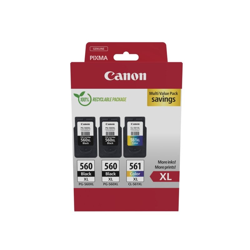 Multipack cartuchos Canon PG-560XL + CL-561XL