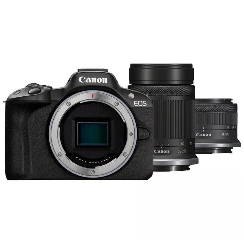 Canon EOS R50 + RF-S 18-45mm + RF-S 55-210mm IS STM